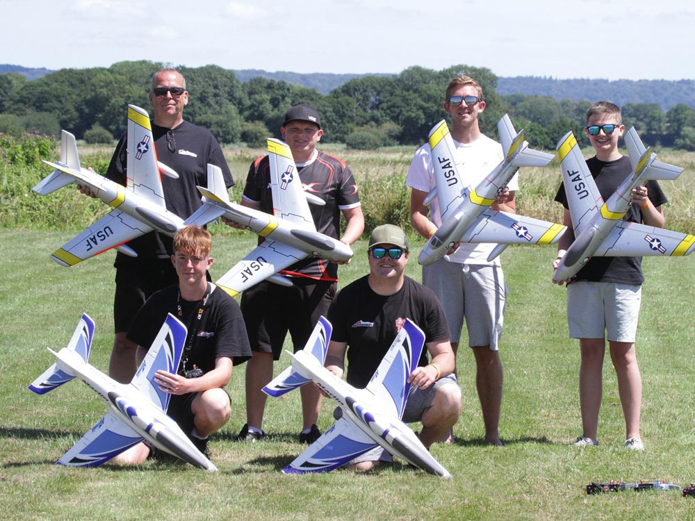 Woodspring Show — Arrows Marlin and F-86